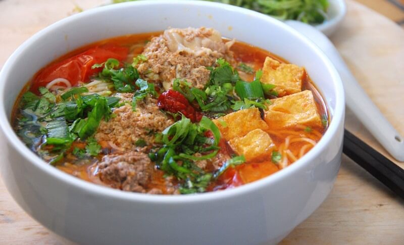 bun rieu cua recette cuisine vietnam