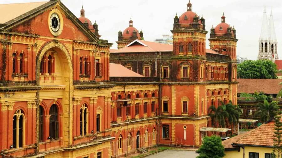 architecture coloniale Yangon