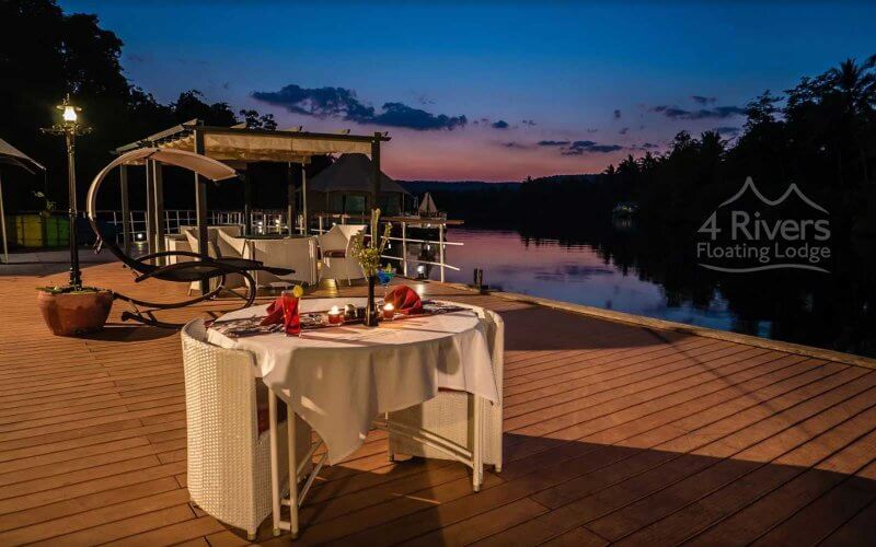 Dinner floating lodge ta lai