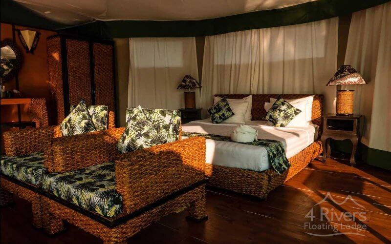 chambre floating lodge ta lai